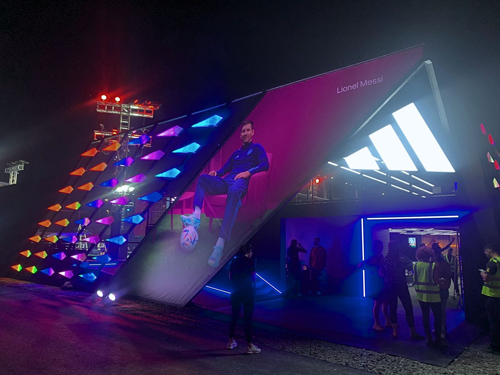 Adidas brand activation build by Gramy Events